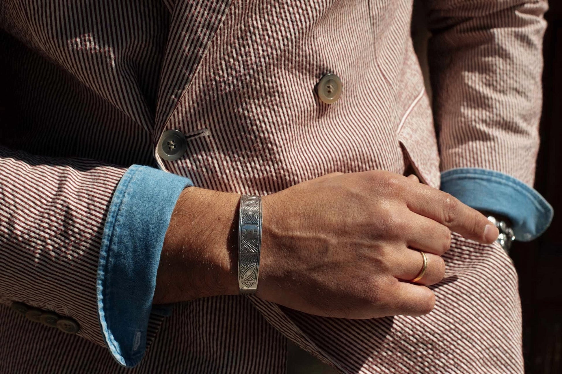 Pulsera Plata Brazalete Tuareg Hippie Crew