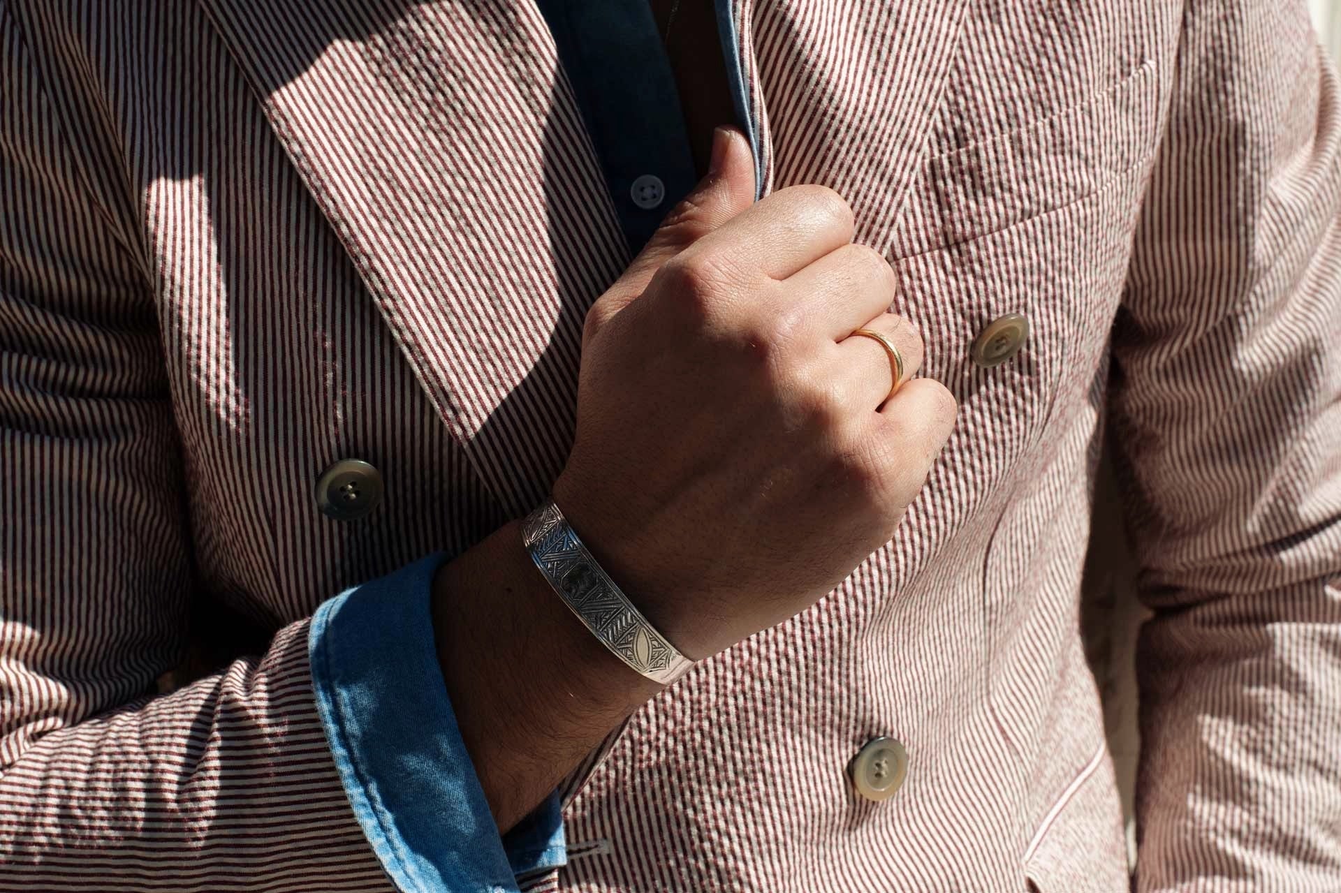 Pulsera Plata Brazalete Tuareg Hippie Crew