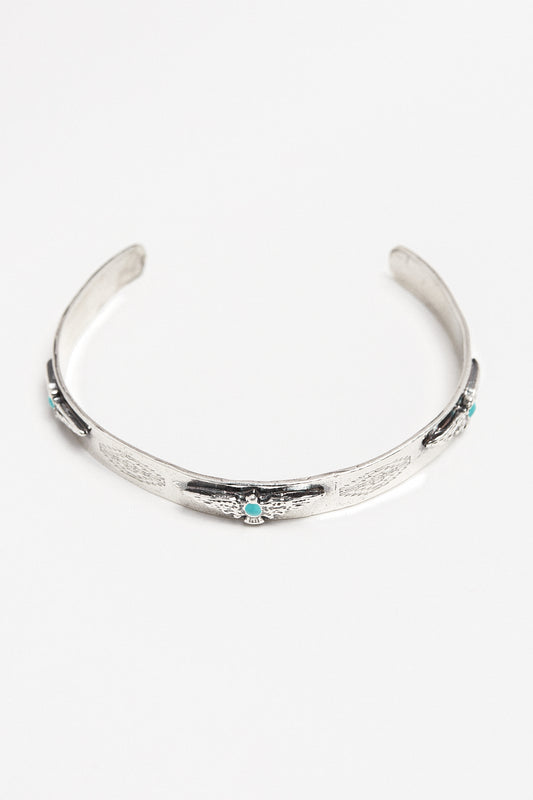 Pulsera brazalete plata navajo Hippie Crew