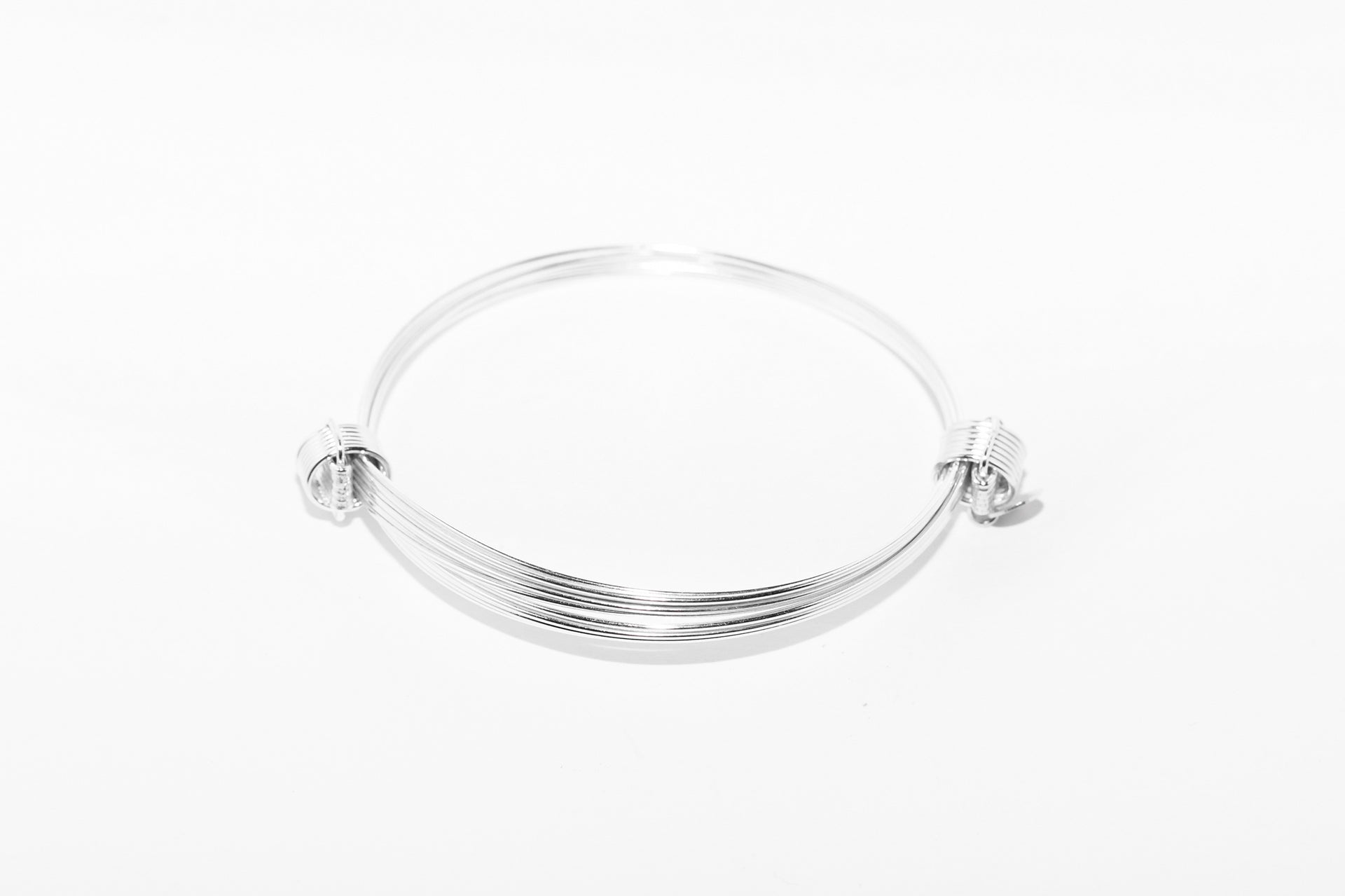 Pulsera plata cabos medium Hippie Crew