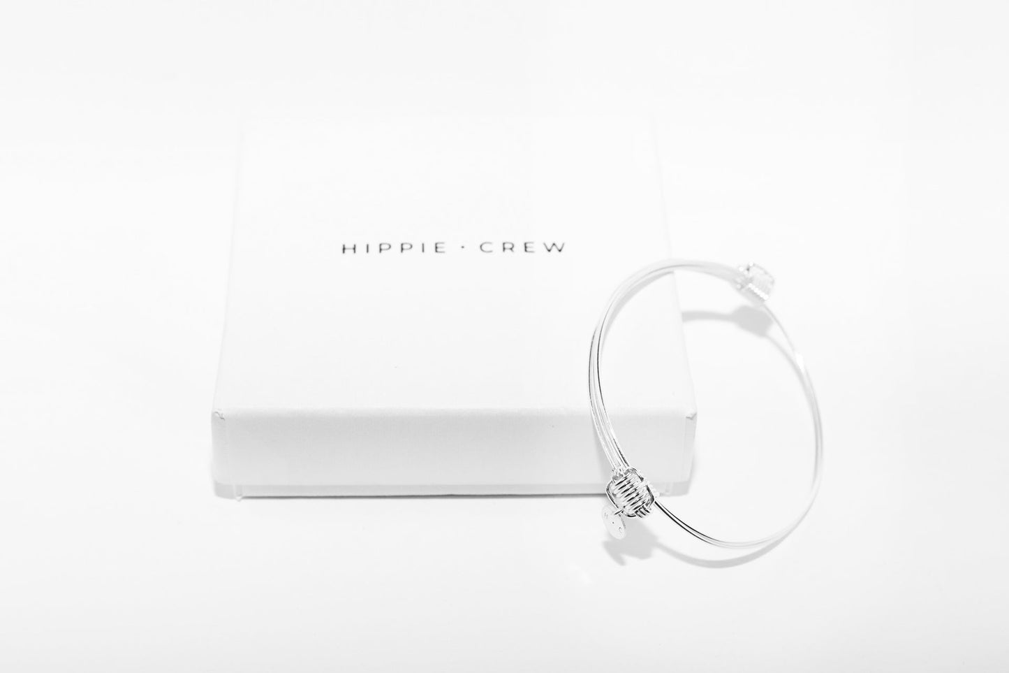 Pulsera plata cabos slim Hippie Crew