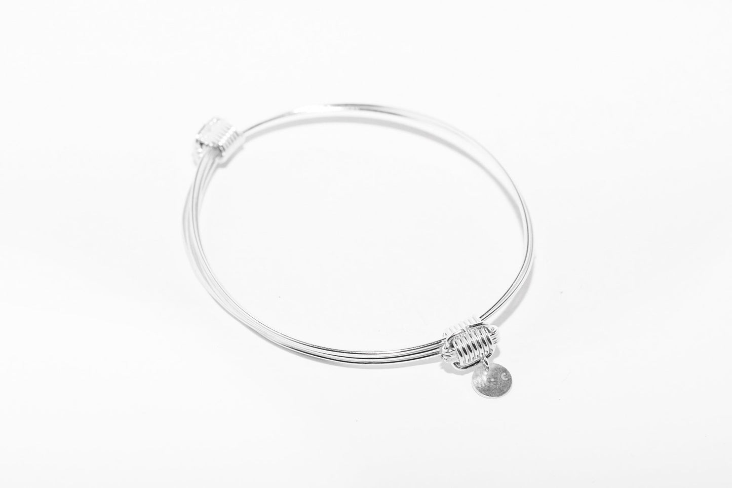 Pulsera plata cabos slim Hippie Crew