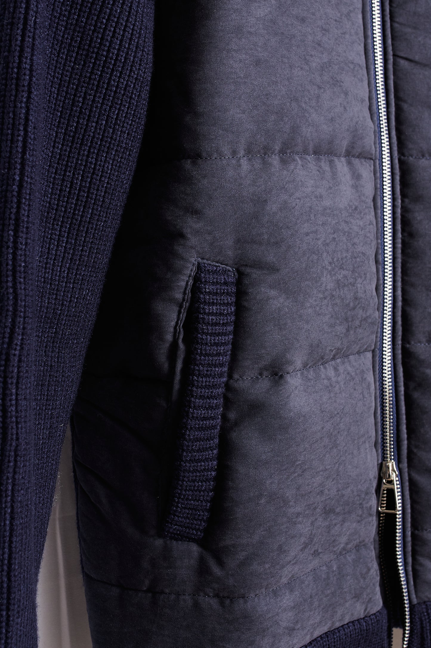 Chaqueta híbrida azul marino