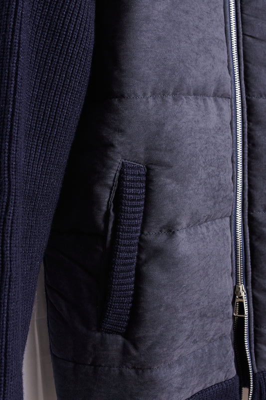 Chaqueta híbrida azul marino