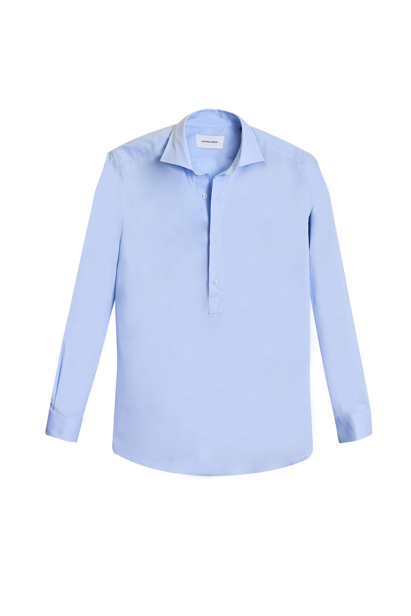 Camisa polera elástica azul