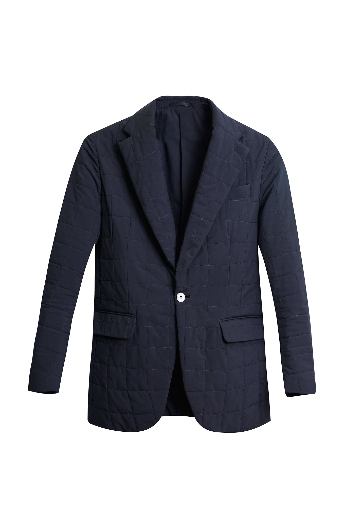 Americana acolchada azul marino