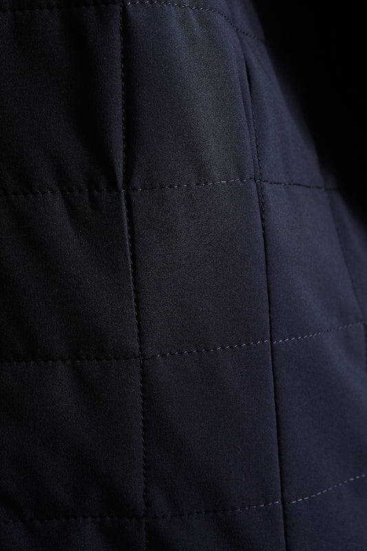 Americana acolchada azul marino