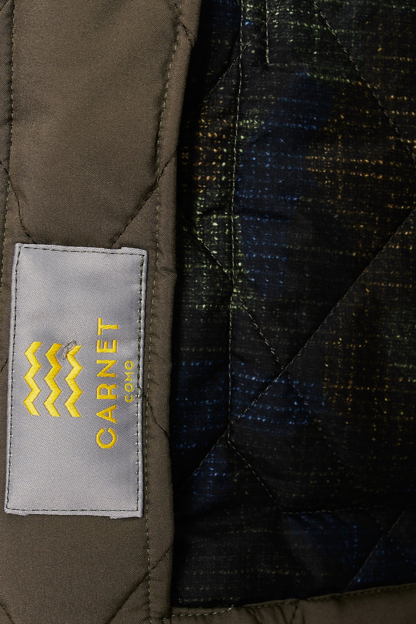 Sahariana acolchada verde