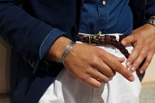 Pulsera brazalete plata flecha edición limitada