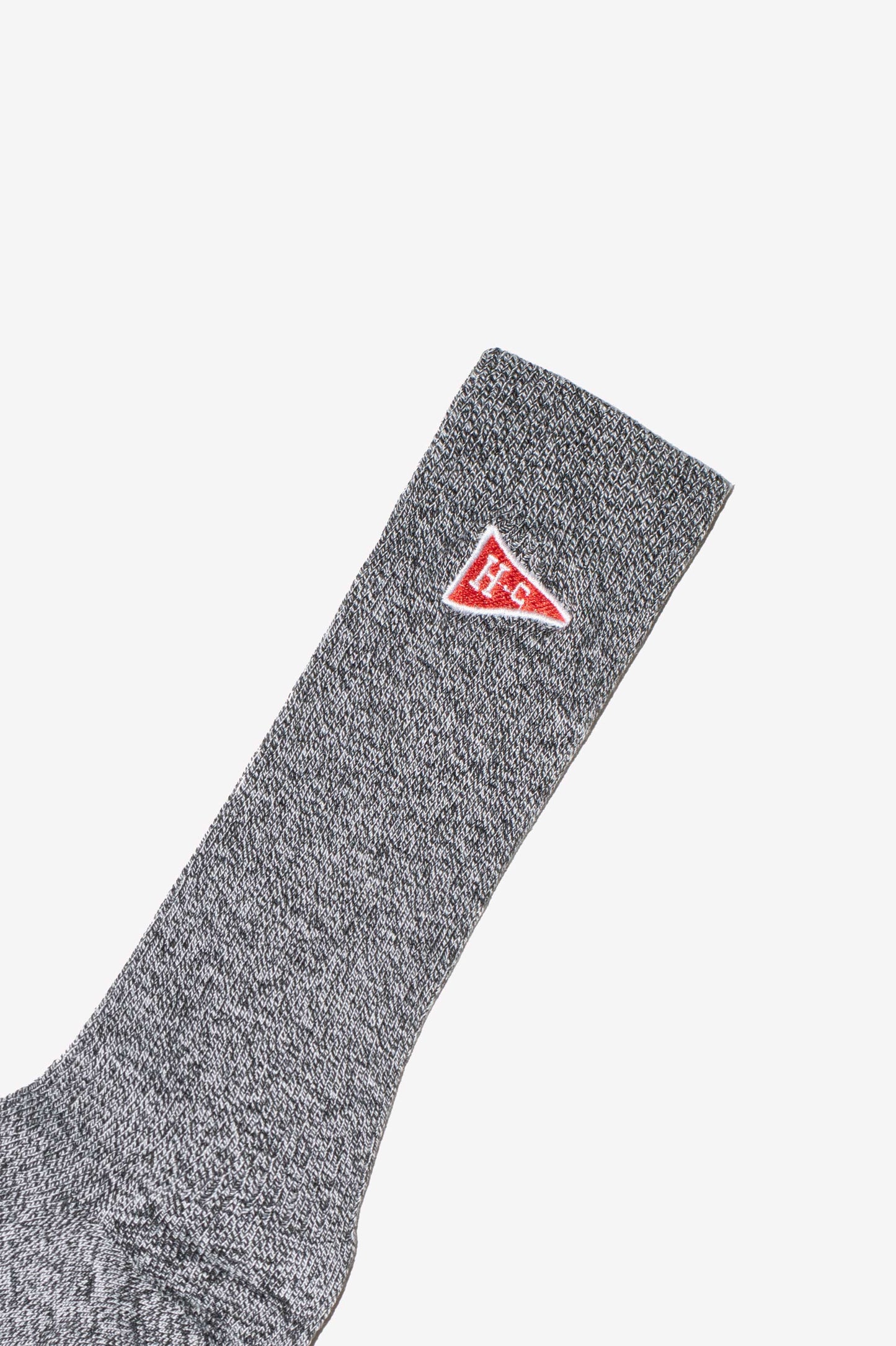 Calcetines de canalé gris vigoré Hippie Crew