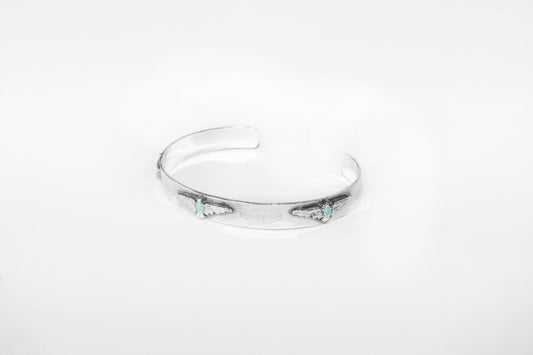 Pulsera brazalete plata navajo Hippie Crew