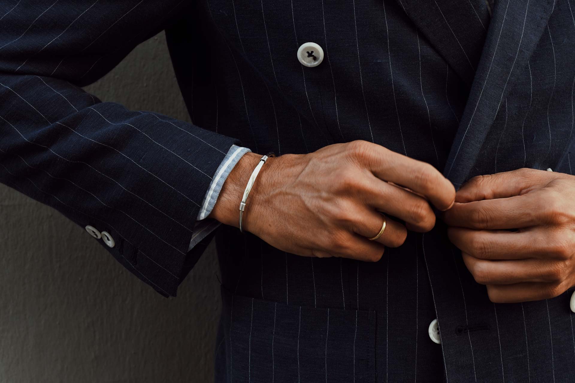 Pulsera plata étnica personalizable Hippie Crew